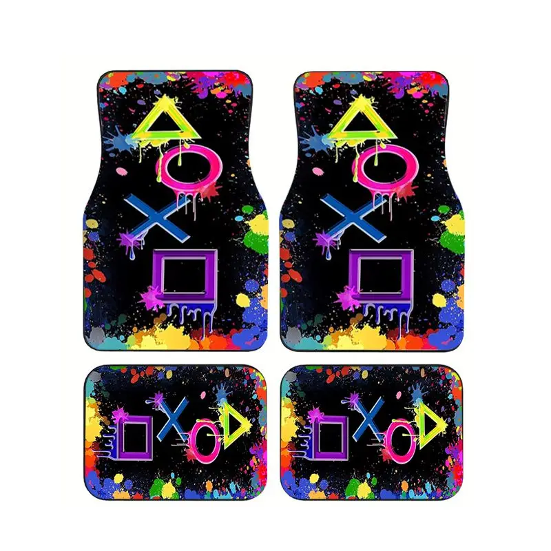 Universal Car Floor Mat Set 4Pcs Colorful Paint Splatter Pattern Non-Slip Auto Carpet Interior Accessories For All Vehicles Type
Universal Car Floor Mat Set 4Pcs Colorful Paint Splatter Pattern Non-Slip Auto Carpet Interior Accessories For All Vehicles Type