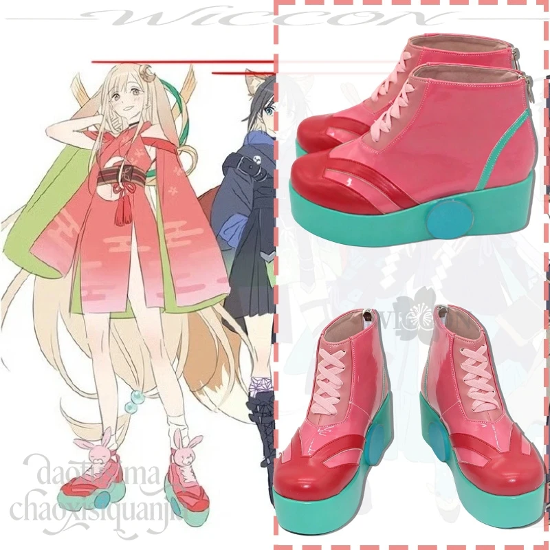 Anime Princess Kaguya Cosplay Kaguya Kawaii Fashion Hot Pink Jirai Kei Girls Shoes Punk Roleplay Platform Shoes Halloween Cos
Anime Princess Kaguya Cosplay Kaguya Kawaii Fashion Hot Pink Jirai Kei Girls Shoes Punk Roleplay Platform Shoes Halloween Cos