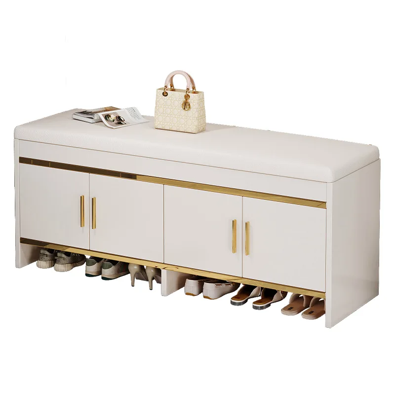 Shoe change stool household light luxury door stool entry shoe stool soft bag integrated storage
Shoe change stool household light luxury door stool entry shoe stool soft bag integrated storage