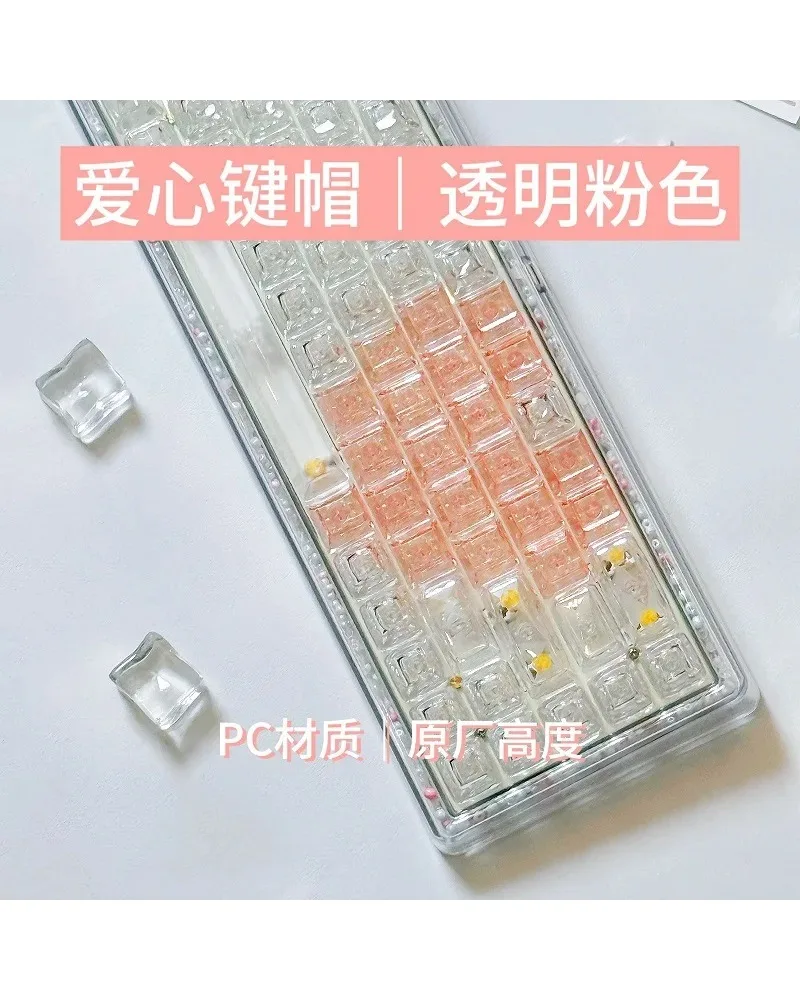 PC Made Transparent Engraved Keycaps Original Height Customized 21PCS Mechanical Keyboard Replacement Set
PC Made Transparent Engraved Keycaps Original Height Customized 21PCS Mechanical Keyboard Replacement Set