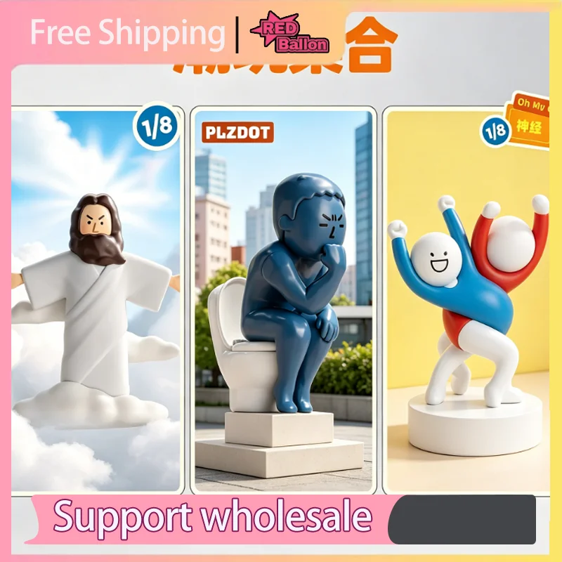 PLZDOT Illustration Figurine "Good Luck Comes" Blind Box Series Mini Figurine Merchandise Decor Gifts Collectible Trendy Toys
PLZDOT Illustration Figurine "Good Luck Comes" Blind Box Series Mini Figurine Merchandise Decor Gifts Collectible Trendy Toys
