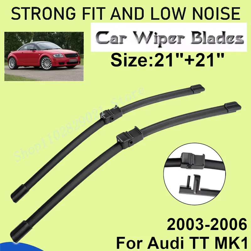 2PCS Wiper Blades Set Kit For Audi TT MK1 2003-2006 Front Windshield Brushes Windscreen Window Accessories
2PCS Wiper Blades Set Kit For Audi TT MK1 2003-2006 Front Windshield Brushes Windscreen Window Accessories