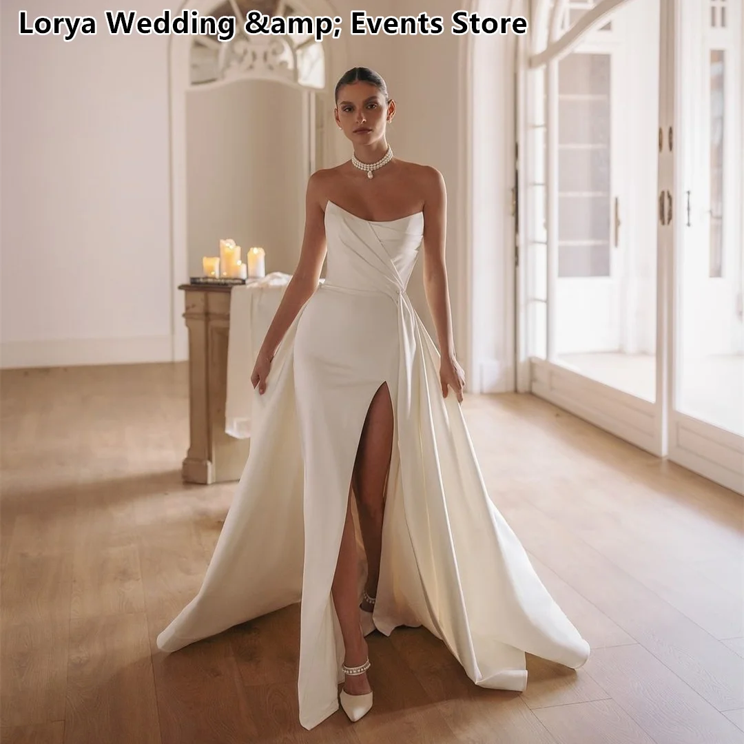 Removable Mermaid Wedding Dresses Boho Sleeveless Bridal Wedding Gowns vestidos novias boda свадебные платья пышные 2024
Removable Mermaid Wedding Dresses Boho Sleeveless Bridal Wedding Gowns vestidos novias boda свадебные платья пышные 2024