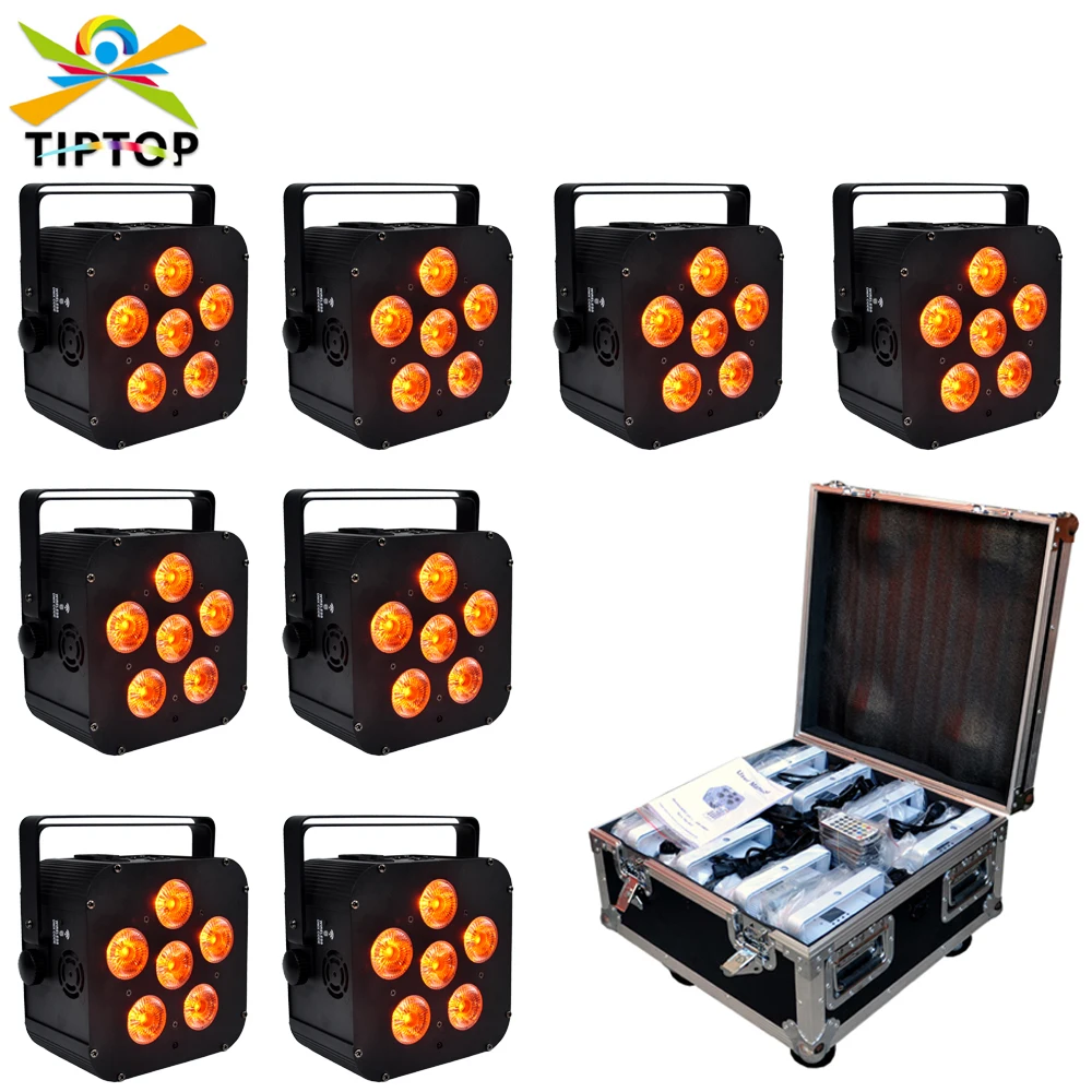 Charging FLightcase 8 Pack Smart DJ Uplight 6x18W RGBAW UV 6in1 Battery Powered Wireless Uplighting for sale Digital Led Screen
Charging FLightcase 8 Pack Smart DJ Uplight 6x18W RGBAW UV 6in1 Battery Powered Wireless Uplighting for sale Digital Led Screen