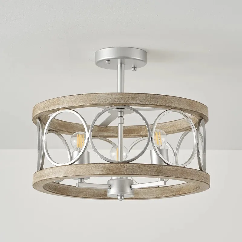 American Farmhouse Ceiling Lamp Vintage Warm Light Rustic Iron Wood Handcrafted for Living Room Bedroom Dining room Chandelier
American Farmhouse Ceiling Lamp Vintage Warm Light Rustic Iron Wood Handcrafted for Living Room Bedroom Dining room Chandelier