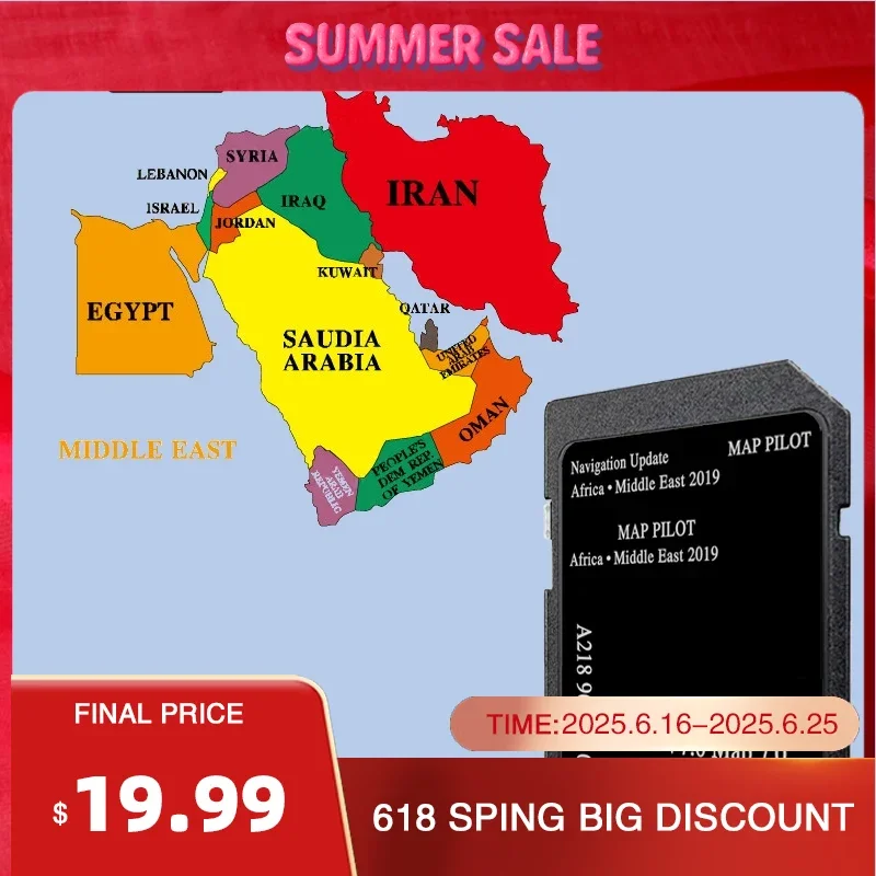 Navigations map Africa Middle East GARMIN System for Mercedes GL/GLA/GLE/GLS-class A2189060604 Version7 Car 2019 SAT NAV SD Card
Navigations map Africa Middle East GARMIN System for Mercedes GL/GLA/GLE/GLS-class A2189060604 Version7 Car 2019 SAT NAV SD Card