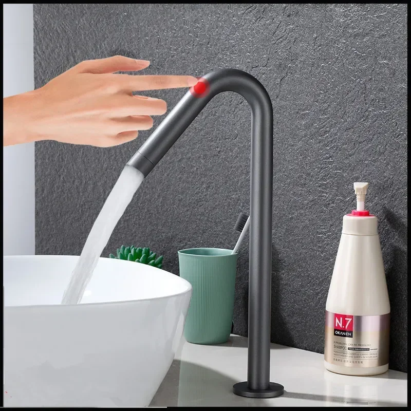 Smart Touch BathrooomFaucet Gold Automatic Sensor Basin Mixer Crane, Free Sink Tap, Sink
Smart Touch BathrooomFaucet Gold Automatic Sensor Basin Mixer Crane, Free Sink Tap, Sink