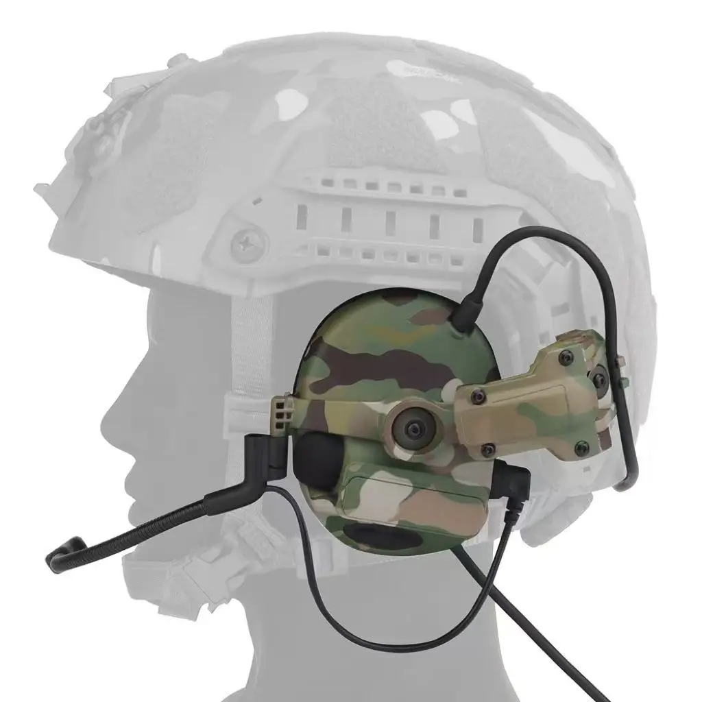 C5 Helmet-Mounted Headset NRR 25dB Active Noise Cancellation with PTT System 3.5mm Jack for MICH/ACH Helmets for CS Sport
C5 Helmet-Mounted Headset NRR 25dB Active Noise Cancellation with PTT System 3.5mm Jack for MICH/ACH Helmets for CS Sport