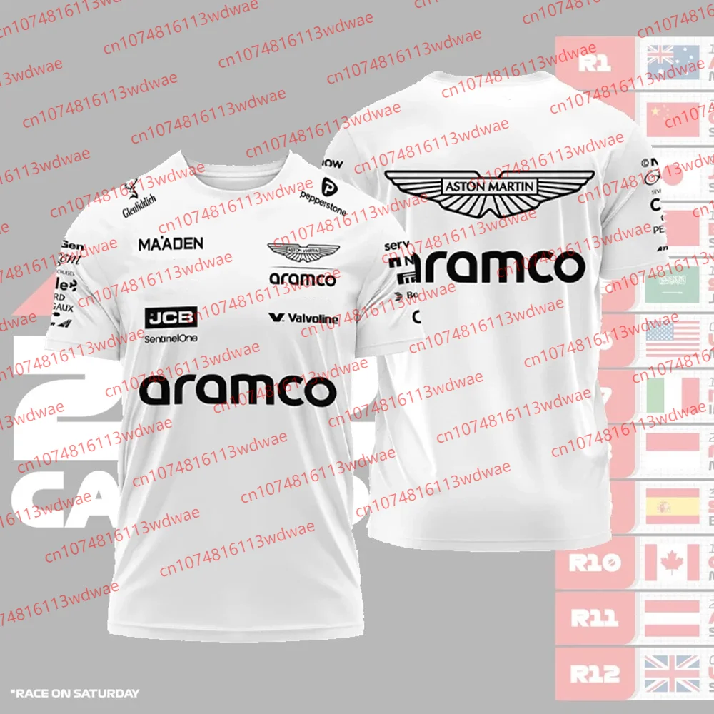 Aston Martin T-shirt Short Sleeve T-shirt Spanish Racing Driver Fernando Alonso 14 Kit Man Women Short Sleeve T-SHIRT
Aston Martin T-shirt Short Sleeve T-shirt Spanish Racing Driver Fernando Alonso 14 Kit Man Women Short Sleeve T-SHIRT