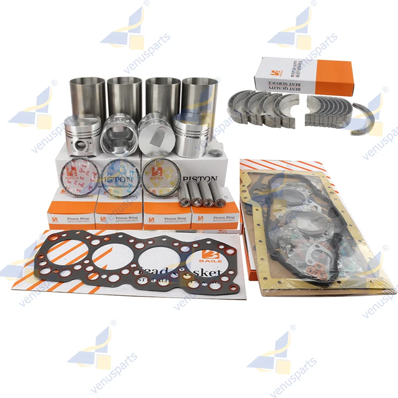 S4E Overhaul Rebuild Kit For Mitsubishi Piston Rings Cylinder Liner Main Bearing Full Gasket Set 34417-04101 3441704101 Pin 28mm
S4E Overhaul Rebuild Kit For Mitsubishi Piston Rings Cylinder Liner Main Bearing Full Gasket Set 34417-04101 3441704101 Pin 28mm