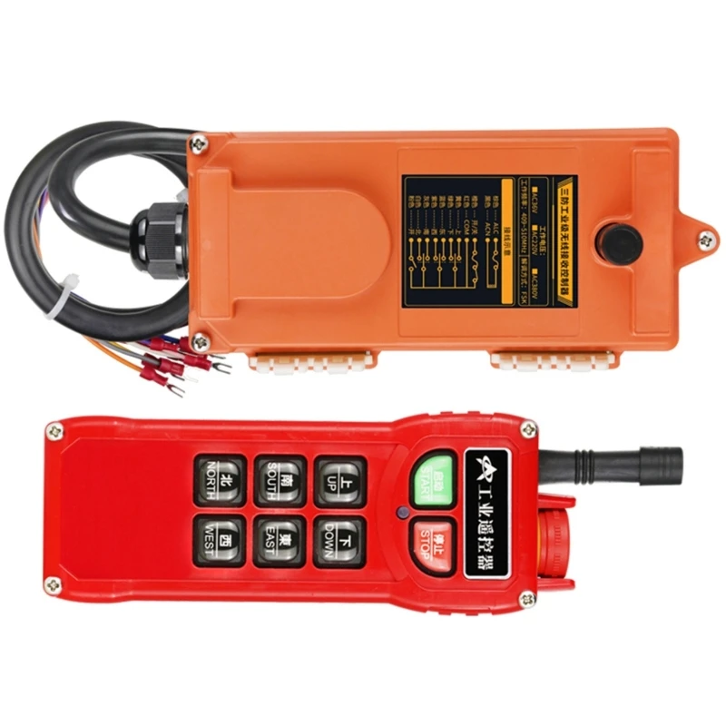 Industrial Remote Control System 409~510MHz Frequency 8-Channel for Elevator Cranes Electric Hoists Wide Applications P8DC
Industrial Remote Control System 409~510MHz Frequency 8-Channel for Elevator Cranes Electric Hoists Wide Applications P8DC