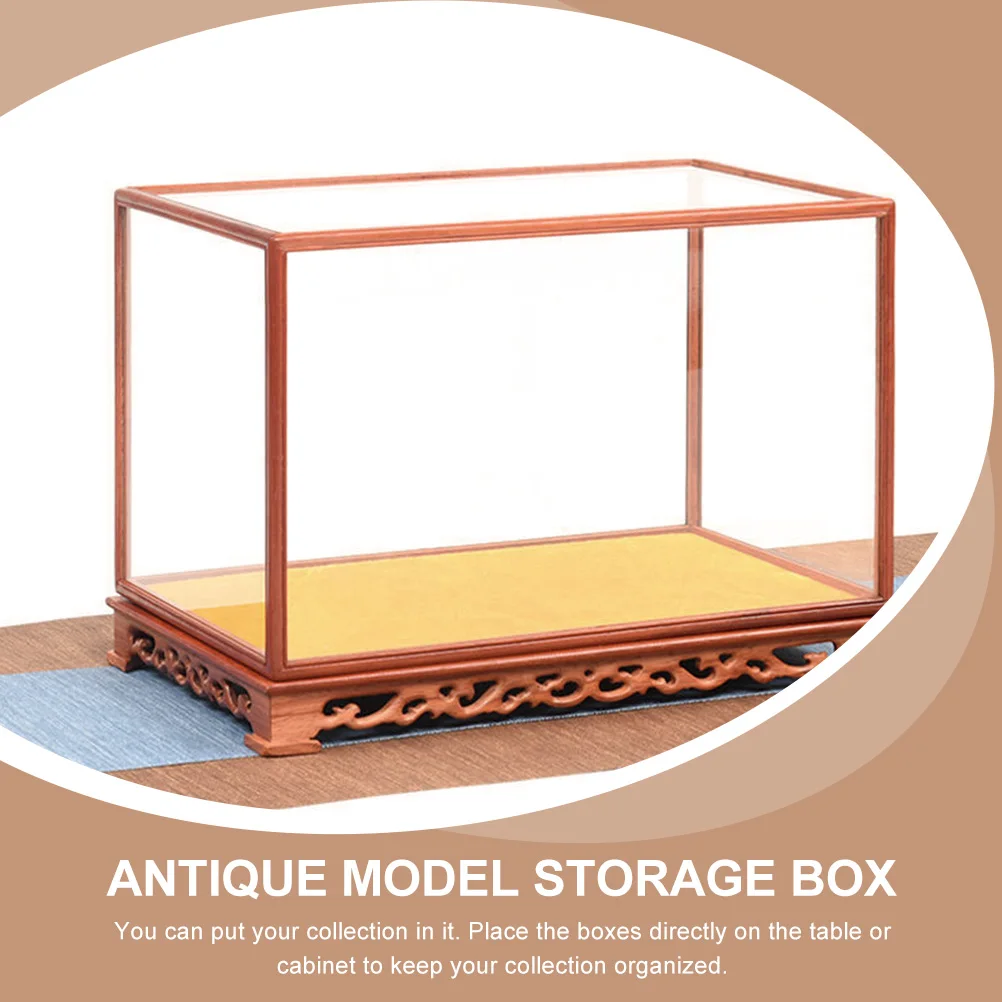Sturdy Wooden Frame Glass Display Box Transparent Collectibles Case For Antiques Buddha Figurines Multi-Functional Storage
Sturdy Wooden Frame Glass Display Box Transparent Collectibles Case For Antiques Buddha Figurines Multi-Functional Storage