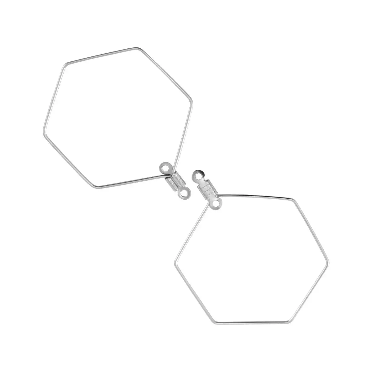 50Pcs Chic Stainless Steel Pendants Hexagon Shape Silver for DIY Necklace Bracelet Earrings Jewelry Making Supplies Charms
50Pcs Chic Stainless Steel Pendants Hexagon Shape Silver for DIY Necklace Bracelet Earrings Jewelry Making Supplies Charms