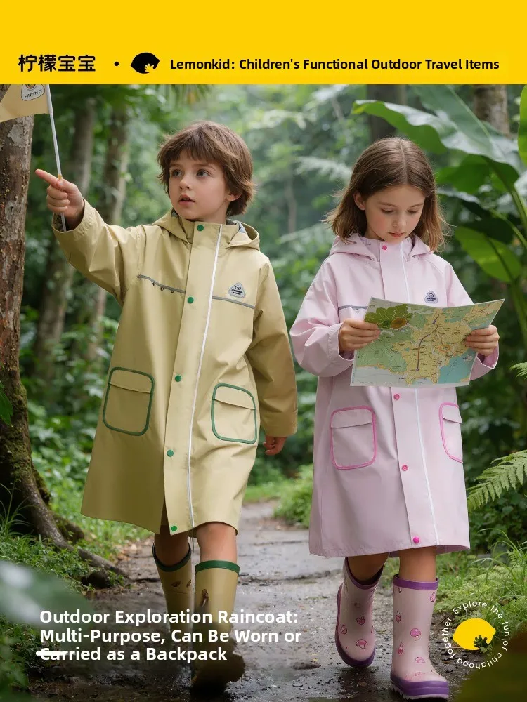 Lemon Baby Children's Raincoat School Supplies for Boys And Girls in Primary One Waterproof Polyester Fiber Breathable
Lemon Baby Children's Raincoat School Supplies for Boys And Girls in Primary One Waterproof Polyester Fiber Breathable