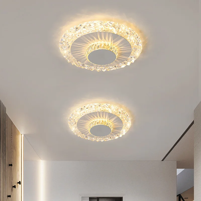Crystal LED Ceiling Lamp Luxurious Modern Restaurant Homestay Aisle Ceiling Light Nordic Entrance Lighting Bedroom Study Lights
Crystal LED Ceiling Lamp Luxurious Modern Restaurant Homestay Aisle Ceiling Light Nordic Entrance Lighting Bedroom Study Lights