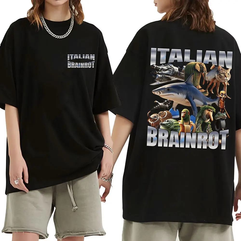 Italian Brainrot Tralalero Tralala Tung Tung Tung Sahur Bombardiro Crocodilo Humor Meme T Shirts Men Women Casual Funny T-shirts
Italian Brainrot Tralalero Tralala Tung Tung Tung Sahur Bombardiro Crocodilo Humor Meme T Shirts Men Women Casual Funny T-shirts