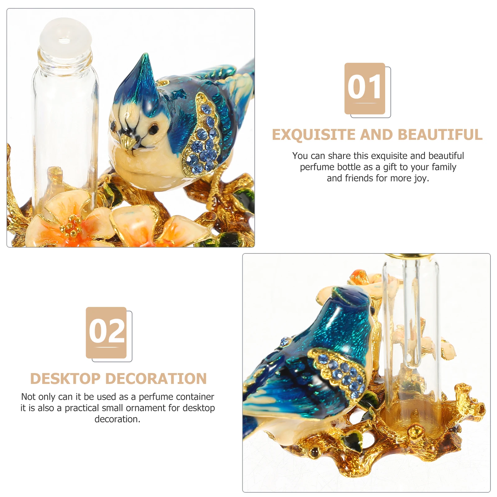 Essential Oil Vintage Glass Metal Refillable Empty Bottles For Perfume Storage Packaging Refillable Perfume Bottle Decor
Essential Oil Vintage Glass Metal Refillable Empty Bottles For Perfume Storage Packaging Refillable Perfume Bottle Decor