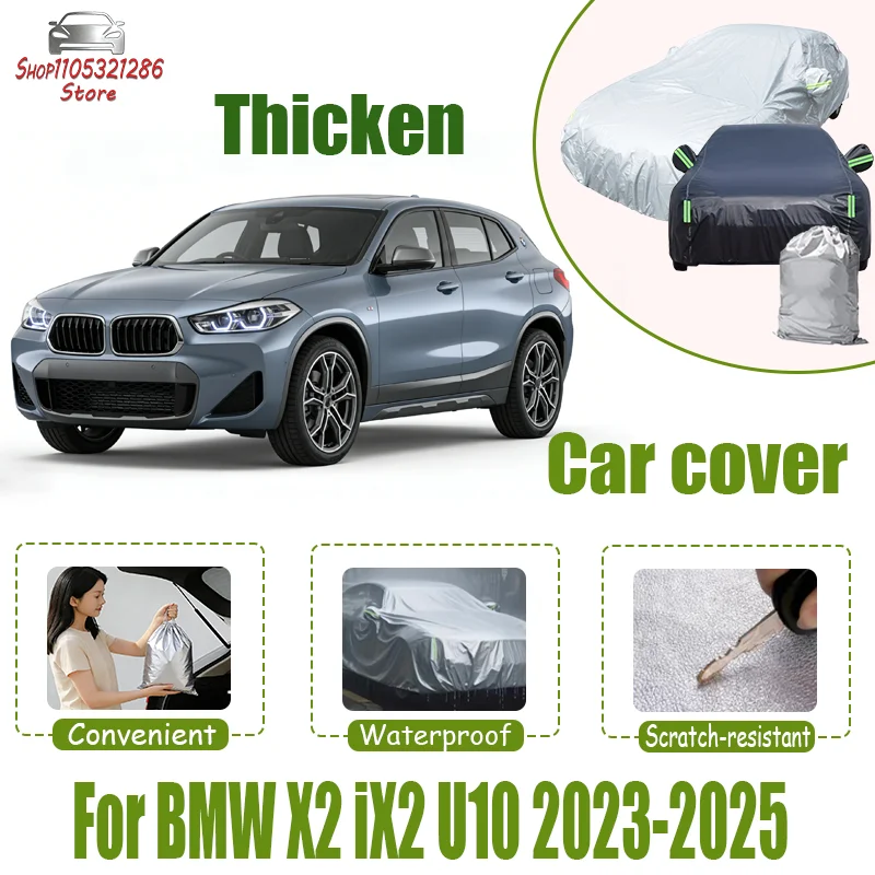 For BMW X2 Accessories iX2 U10 2023-2025 Full Car Covers Outdoor Sun Anti UV Rain Snow Dust Protection Oxford Cloth Accessories
For BMW X2 Accessories iX2 U10 2023-2025 Full Car Covers Outdoor Sun Anti UV Rain Snow Dust Protection Oxford Cloth Accessories