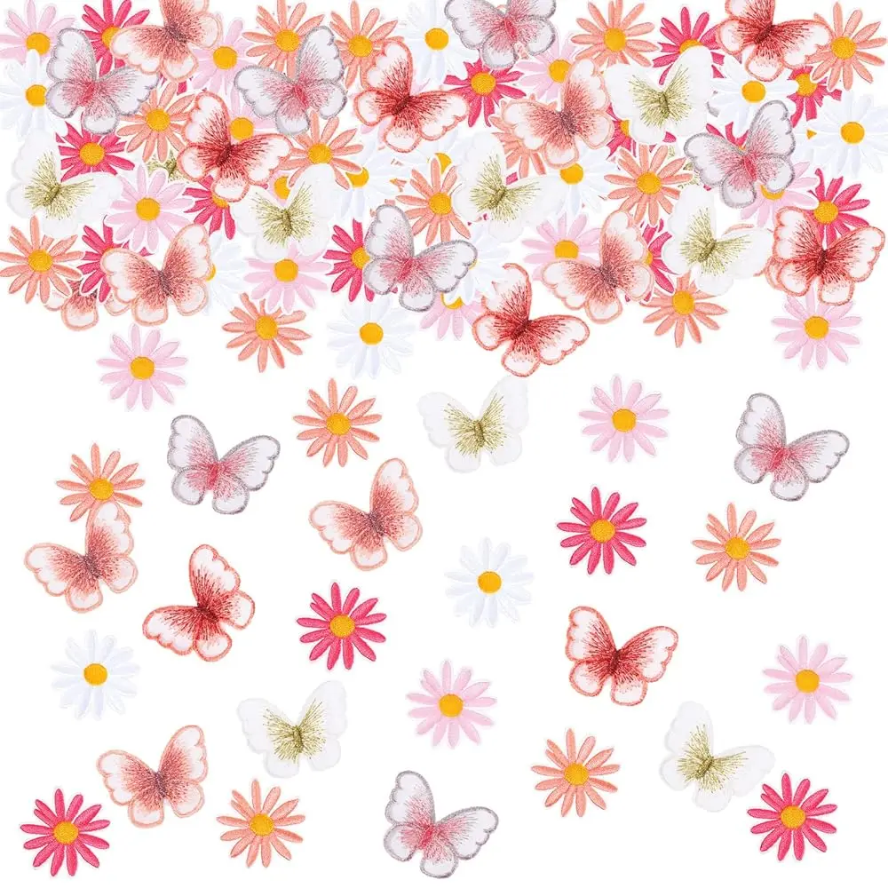 80 Pcs Butterfly Flower Iron on Patches for Clothing, Cute Embroidered Sew on Applique Patches for Jeans Jackets Backpacks T
80 Pcs Butterfly Flower Iron on Patches for Clothing, Cute Embroidered Sew on Applique Patches for Jeans Jackets Backpacks T
