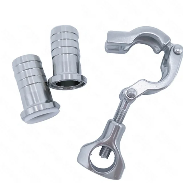 SS316L Hygienic Hygiene Sanitary Grade Sanitation Sterilization Food Grade SS304 Stainless Steel Set of Clamp Hose Adapter
SS316L Hygienic Hygiene Sanitary Grade Sanitation Sterilization Food Grade SS304 Stainless Steel Set of Clamp Hose Adapter