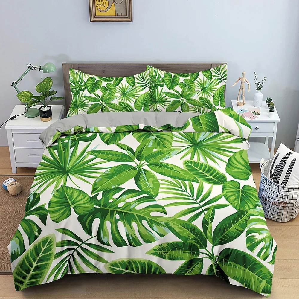 Green Nature Weed Leaves Bedding Set Single Twin Double Queen King Cal King Size Bed Linen Set 
Green Nature Weed Leaves Bedding Set Single Twin Double Queen King Cal King Size Bed Linen Set