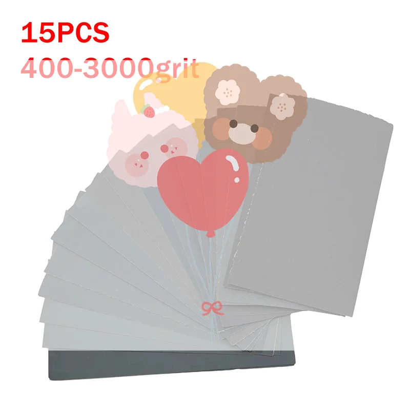 Abrasive Sandpaper Kit 15 18Pcs Water Dry Dual Use Sanding Paper 400 600 1000 2000 3000 Grit Polishing Tools
Abrasive Sandpaper Kit 15 18Pcs Water Dry Dual Use Sanding Paper 400 600 1000 2000 3000 Grit Polishing Tools