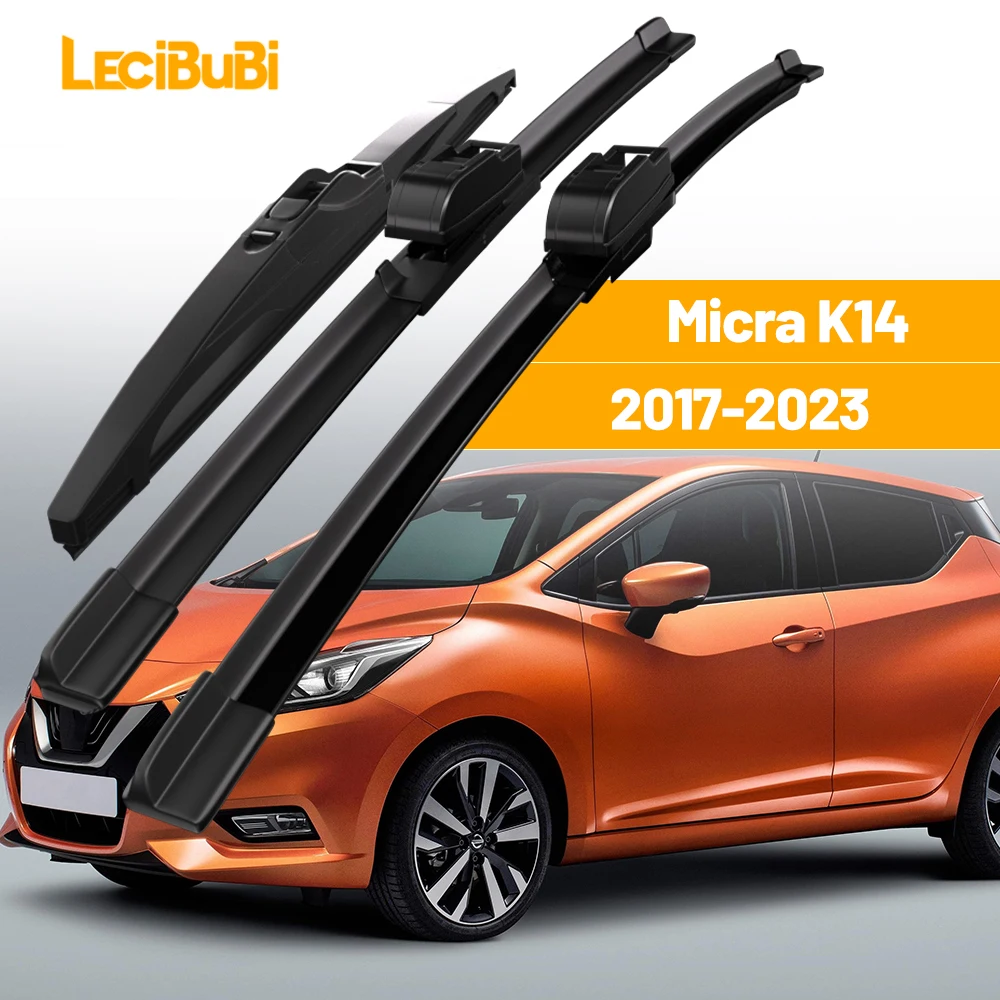 Для Nissan Micra K14 2017-2023 1 комплект передних и задних щеток стеклоочистителей стеклоочистителей 2018 2019 2020 2021 2022 аксессуары
Для Nissan Micra K14 2017-2023 1 комплект передних и задних щеток стеклоочистителей стеклоочистителей 2018 2019 2020 2021 2022 аксессуары