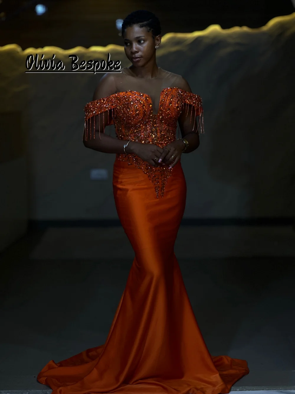 Orange Mermaid Prom Dresses Aso Ebi Beaded Rhinestones Puff Birthday Dress Luxury 2026 Wedding Evening Dress Customized
Orange Mermaid Prom Dresses Aso Ebi Beaded Rhinestones Puff Birthday Dress Luxury 2026 Wedding Evening Dress Customized