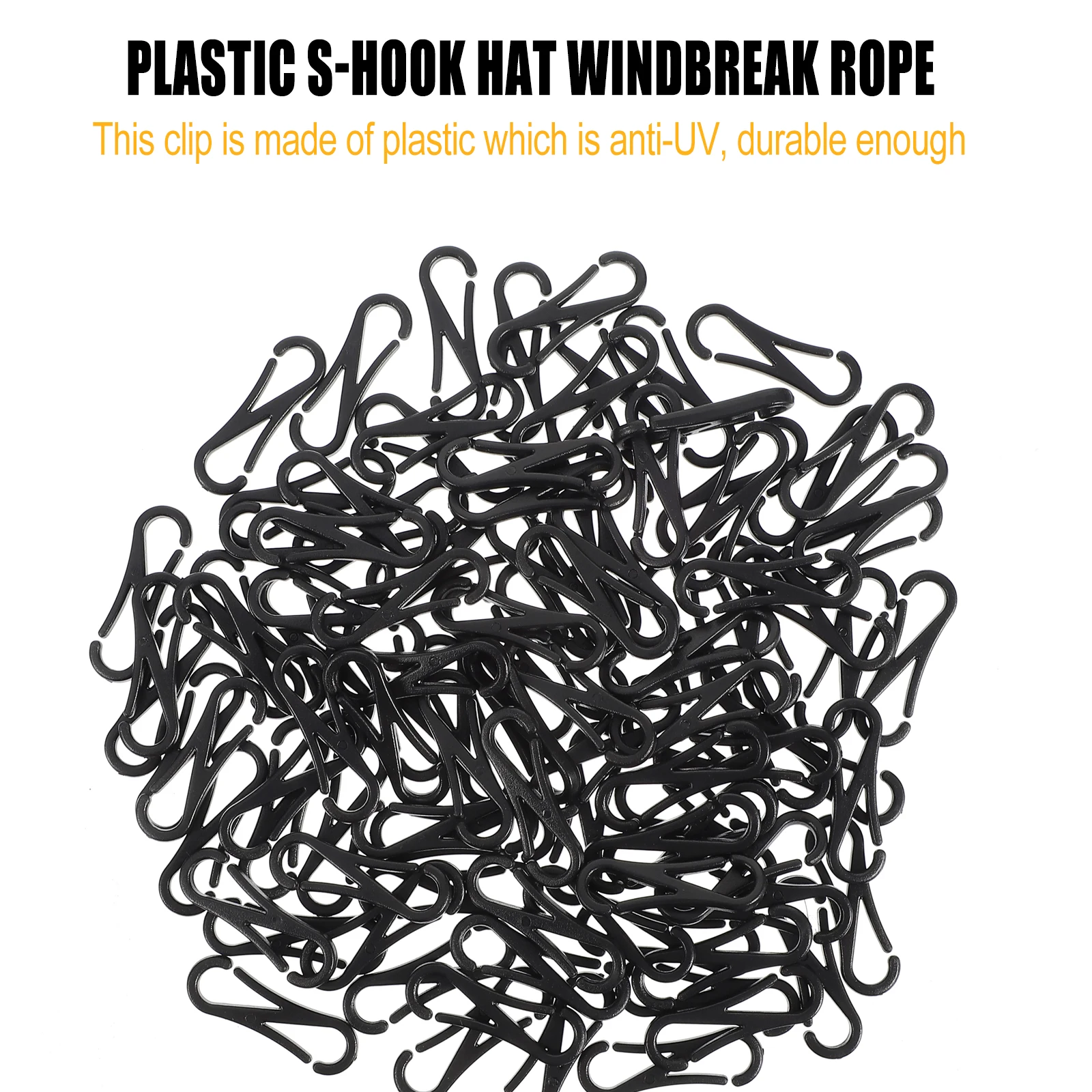 100pcs Plastic Hooks Lanyard Anti UV Durable Shape Lanyard Hooks Shape Double Hook ID Card Jewelry Supplies
100pcs Plastic Hooks Lanyard Anti UV Durable Shape Lanyard Hooks Shape Double Hook ID Card Jewelry Supplies