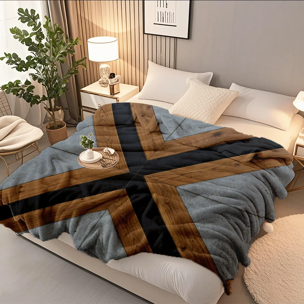Flannel Cozy Blanket Concrete And Wood Pattern With Ultra-soft Touch Wrinkle-resistant Farmhouse Rustic Pattern Premium Bedding
Flannel Cozy Blanket Concrete And Wood Pattern With Ultra-soft Touch Wrinkle-resistant Farmhouse Rustic Pattern Premium Bedding
