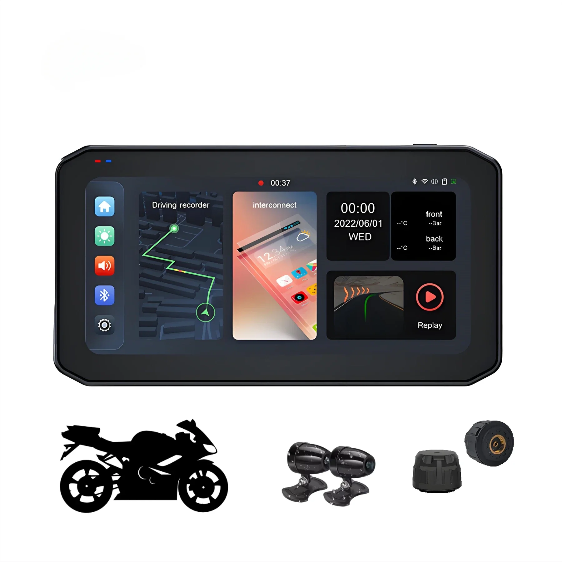 Zmecar Portable Waterproof Motorcycle Wireless Carplay Android Auto 6.25" Smart Screen Navigation GPS For Motorcycle
Zmecar Portable Waterproof Motorcycle Wireless Carplay Android Auto 6.25" Smart Screen Navigation GPS For Motorcycle