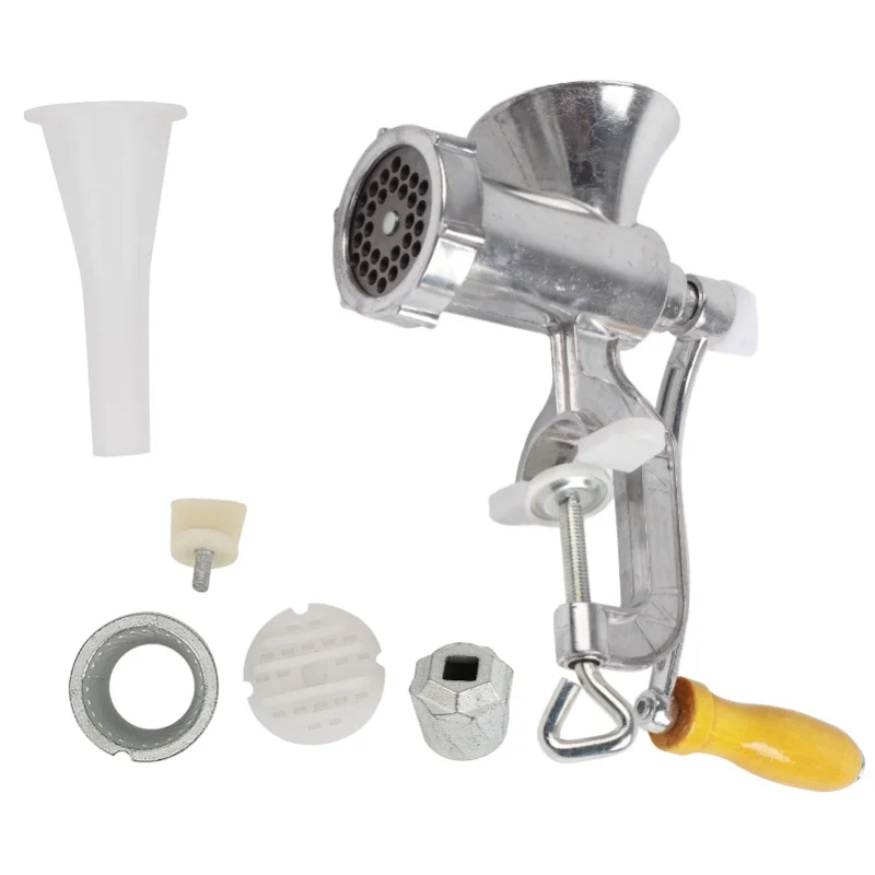 Multifunction Aluminum Alloy Manual Meat Grinder Spice Pepper Grinding Machine Kitchen Tools
Multifunction Aluminum Alloy Manual Meat Grinder Spice Pepper Grinding Machine Kitchen Tools