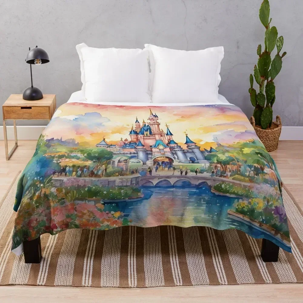 Happiest Place Throw Blanket Cozy Light Blanket for Travel Camping Picnic
Happiest Place Throw Blanket Cozy Light Blanket for Travel Camping Picnic
