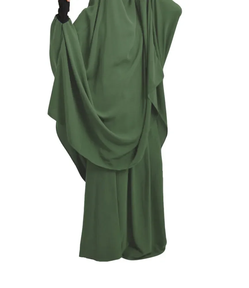 2PCS Muslim Women Long Khimar Skirt Set Eid Ramadan Islamic Prayer Garment Overhead Niqab Abaya Hijab Dress Burqa Robe Caftan
2PCS Muslim Women Long Khimar Skirt Set Eid Ramadan Islamic Prayer Garment Overhead Niqab Abaya Hijab Dress Burqa Robe Caftan