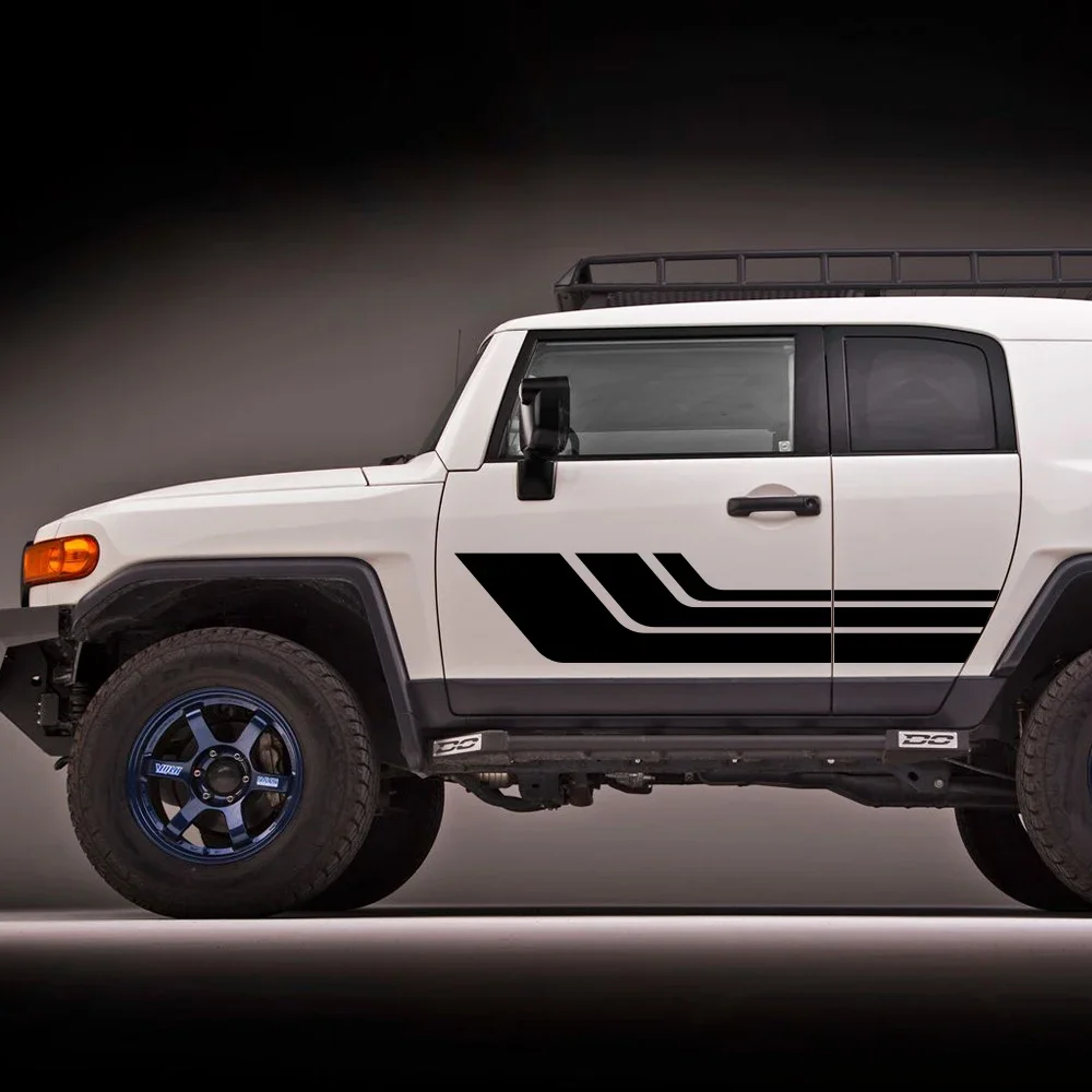 Для Toyota FJ Cruiser, автомобильная наклейка, дверная боковая полоса, Набор наклеек, автомобильные водонепроницаемые ПВХ наклейки, Внешнее украшение, автомобильные аксессуары
Для Toyota FJ Cruiser, автомобильная наклейка, дверная боковая полоса, Набор наклеек, автомобильные водонепроницаемые ПВХ наклейки, Внешнее украшение, автомобильные аксессуары