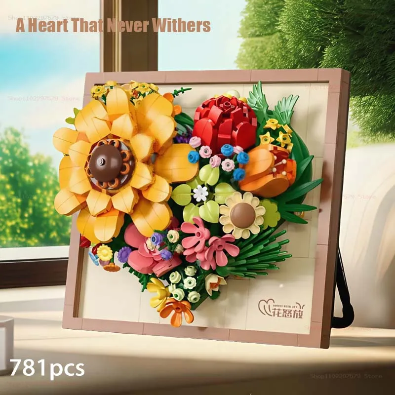 DIY 3D Blooming Frame Building Blocks New Year And Wedding Decoration With Mini Flower Bricks Creative Toy For Teens And Adults
DIY 3D Blooming Frame Building Blocks New Year And Wedding Decoration With Mini Flower Bricks Creative Toy For Teens And Adults