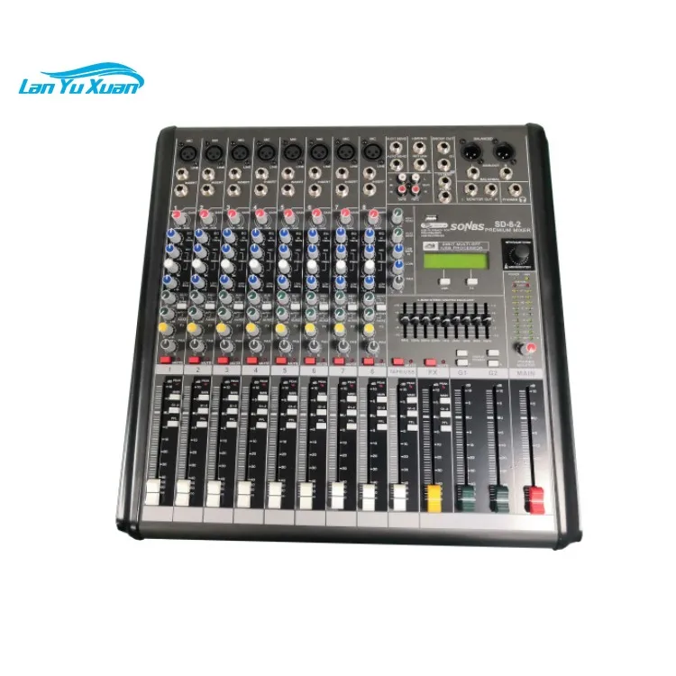 Accuracy Pro Audio Mini Echo Amplifier Digital Professional 2 groups of 8 Channel Mixer Console Sound Dj Controller Audio Mixer
Accuracy Pro Audio Mini Echo Amplifier Digital Professional 2 groups of 8 Channel Mixer Console Sound Dj Controller Audio Mixer