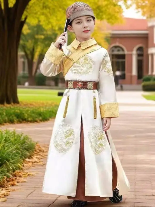 Classic Boys Qing Dynasty Hanfu Traditional Chinese Palace Baylor Master Costume Stylish Halloween Street Prince Cosplay Clothes
Classic Boys Qing Dynasty Hanfu Traditional Chinese Palace Baylor Master Costume Stylish Halloween Street Prince Cosplay Clothes