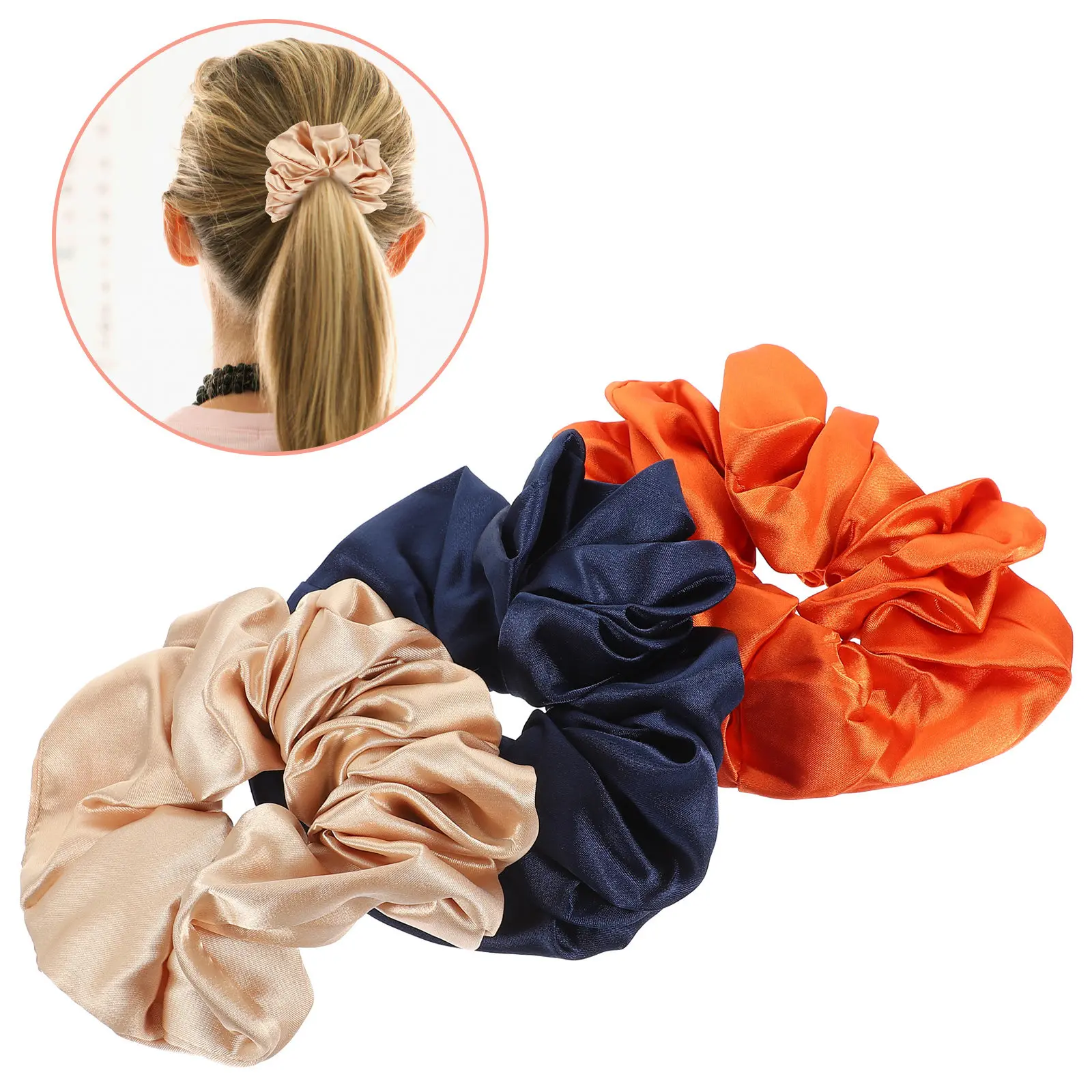 3Pcs Satin Scrunchies Oversized Hair Scrunchies for Women Soft Lightweight Fabric Ponytail Holders Hair Styling Accessories
3Pcs Satin Scrunchies Oversized Hair Scrunchies for Women Soft Lightweight Fabric Ponytail Holders Hair Styling Accessories