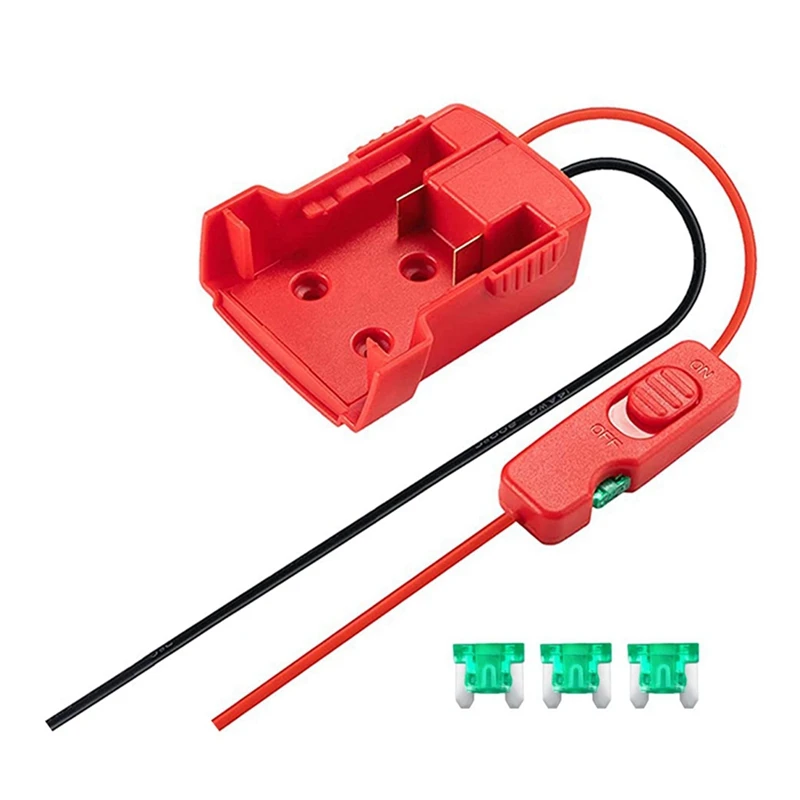 L47A-Battery DIY Adapter For Milwaukee 18V Lithium Battery Power Wheels Adapter With Switch Fuse Battery
L47A-Battery DIY Adapter For Milwaukee 18V Lithium Battery Power Wheels Adapter With Switch Fuse Battery