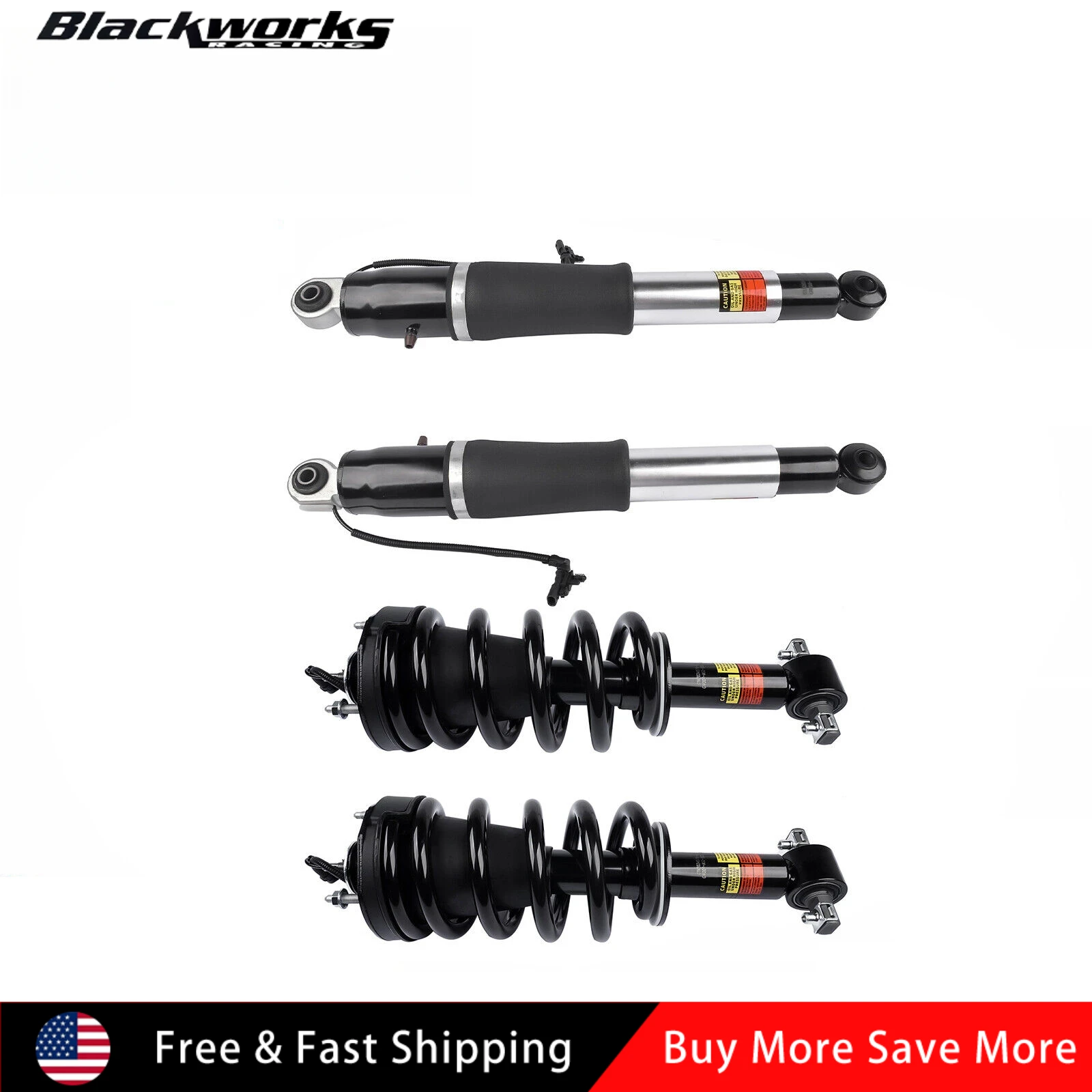 84176631 FRONT Strut Assy + REAR Shock Absorber for 2015-2020 Cadillac Escalade Chevrolet Suburban Chevrolet Tahoe GMC Yukon XL
84176631 FRONT Strut Assy + REAR Shock Absorber for 2015-2020 Cadillac Escalade Chevrolet Suburban Chevrolet Tahoe GMC Yukon XL