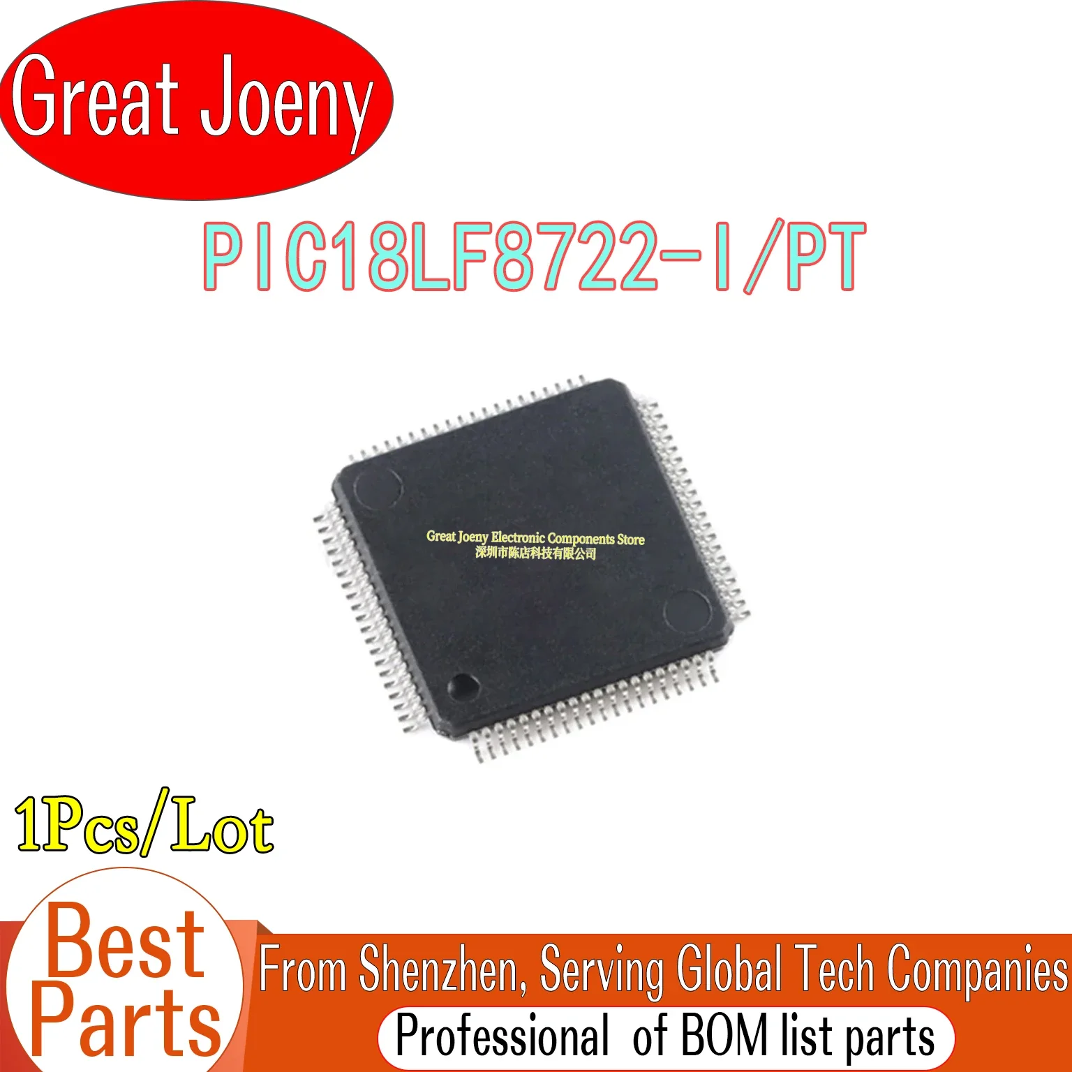 100% New PIC18LF8722 PIC18LF8722-I/PT IC MCU Chipset TQFP-80 Bulk Best Price
100% New PIC18LF8722 PIC18LF8722-I/PT IC MCU Chipset TQFP-80 Bulk Best Price