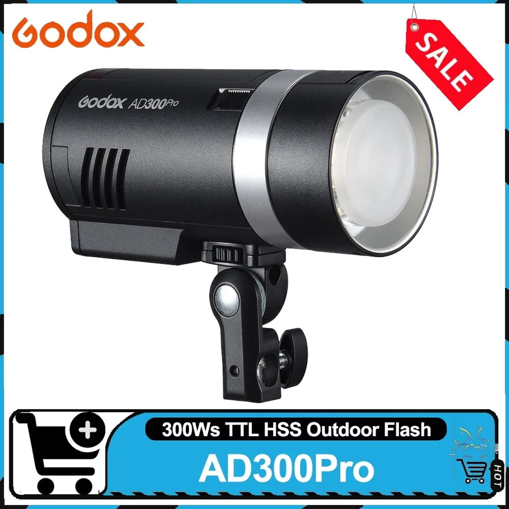 Godox AD300Pro Outdoor Flash TTL HSS 2.4G Wireless Flash Light Recycling Time 0.01-1.5S 9-Stop Power Range for Canon Nikon Sony
Godox AD300Pro Outdoor Flash TTL HSS 2.4G Wireless Flash Light Recycling Time 0.01-1.5S 9-Stop Power Range for Canon Nikon Sony