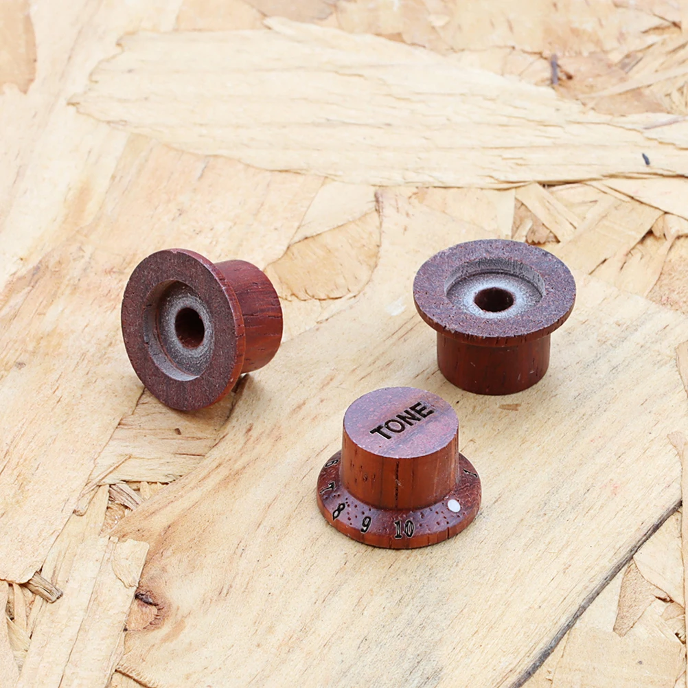 3 Pcs Guitar Knob Bass Knobs Control Major Dome Electric Volume Wooden Accessories
3 Pcs Guitar Knob Bass Knobs Control Major Dome Electric Volume Wooden Accessories
