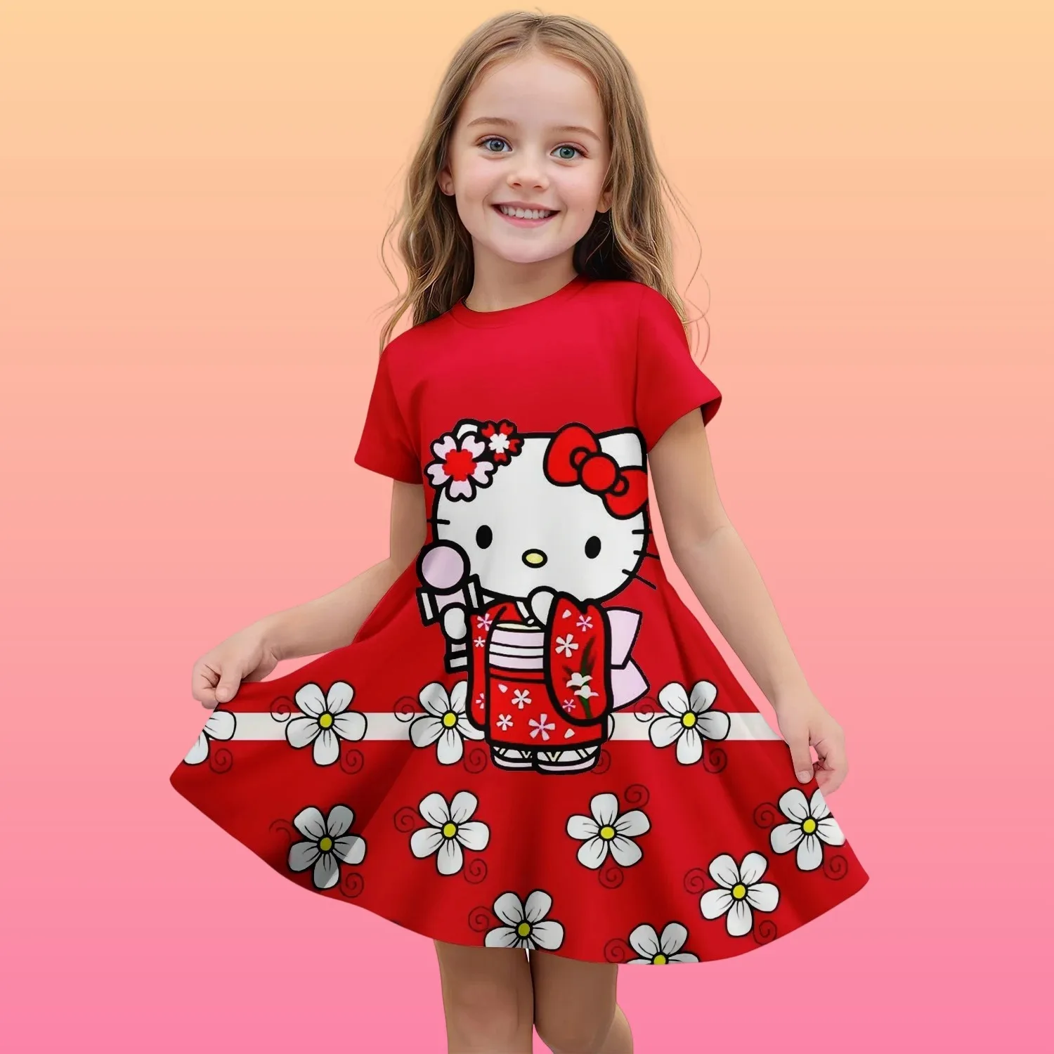 Cute Summer Dress Hellokitty Kuromi Girl Dresses Children Dresses Miniso Cosplay 3d Cartoon Print 2024 Girl Clothing Vestidos
Cute Summer Dress Hellokitty Kuromi Girl Dresses Children Dresses Miniso Cosplay 3d Cartoon Print 2024 Girl Clothing Vestidos