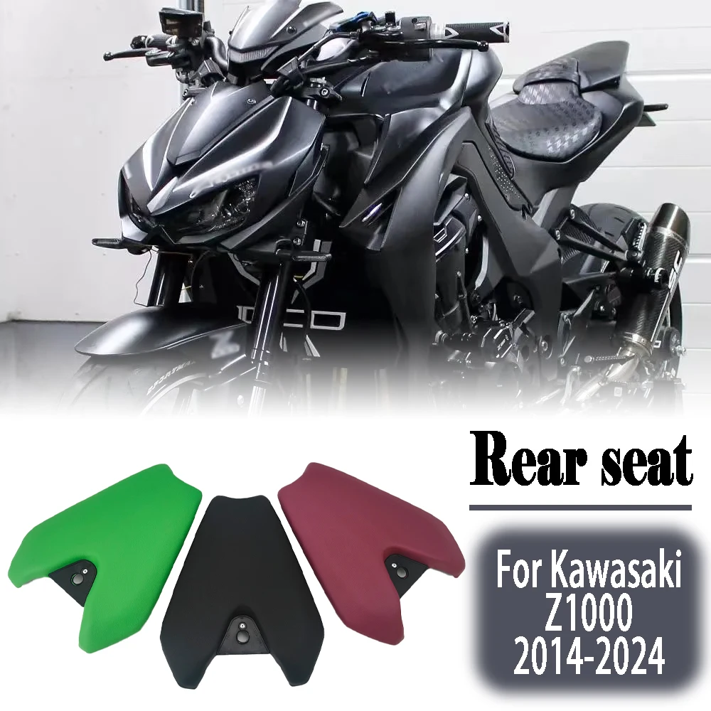 For KAWASAKI Z1000 Z 1000 2014-2024 2023 Motorcycle Black Front Driver Rider Seat Cushion Green and red rear passenger seats
For KAWASAKI Z1000 Z 1000 2014-2024 2023 Motorcycle Black Front Driver Rider Seat Cushion Green and red rear passenger seats