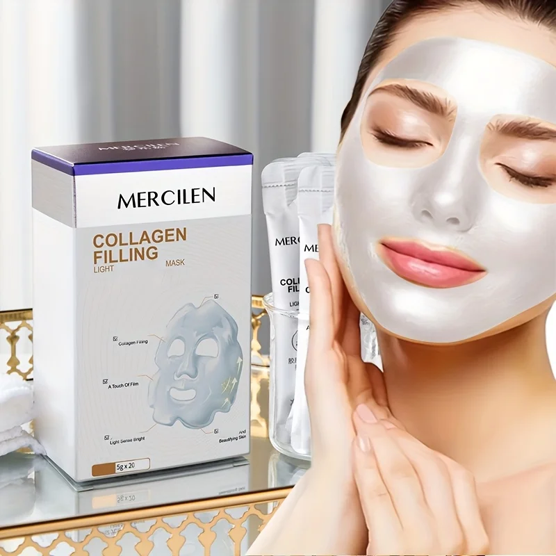 20pcs Mercilen Collagen Peeling Facial Masks Anti Wrinkles Moisturizing Hydrating Anti-Aging Peel-Off Face Mask Tearing Masks
20pcs Mercilen Collagen Peeling Facial Masks Anti Wrinkles Moisturizing Hydrating Anti-Aging Peel-Off Face Mask Tearing Masks