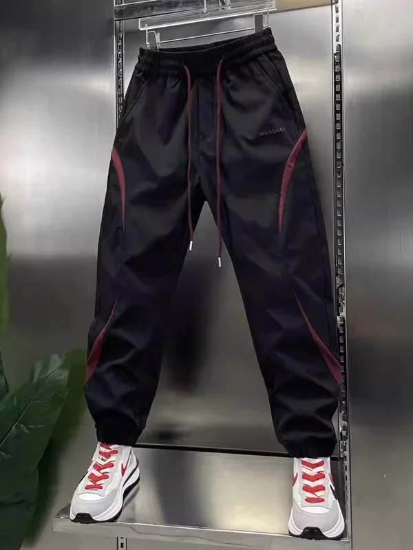 Модные мужские летние тонкие спортивные повседневные брюки свободного кроя с эластичной резинкой на талии, длинные брюки для молодежи, активного образа жизни, на все сезоны
Модные мужские летние тонкие спортивные повседневные брюки свободного кроя с эластичной резинкой на талии, длинные брюки для молодежи, активного образа жизни, на все сезоны