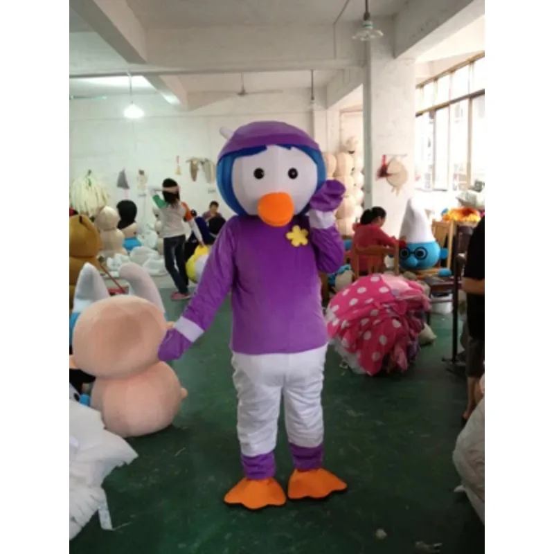 Duck Mascot Costume Cartoon Apparel Purple Duck Mascot Cosplay Theme Mascotte Carnival Costume Birthday Halloween Fancy Dress
Duck Mascot Costume Cartoon Apparel Purple Duck Mascot Cosplay Theme Mascotte Carnival Costume Birthday Halloween Fancy Dress