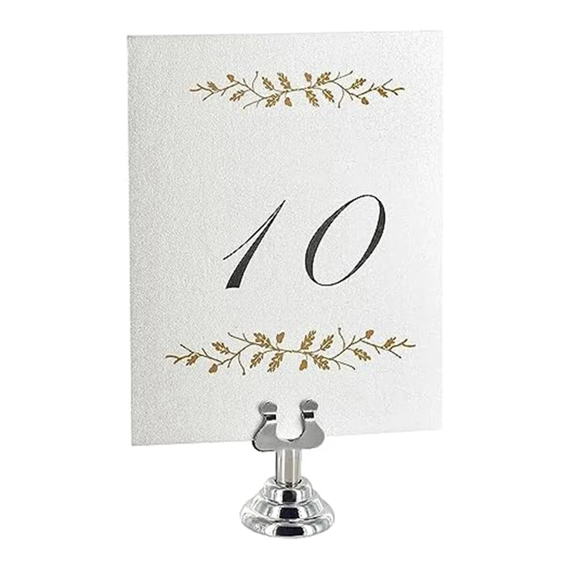 AT21-30X Mini Menu Sign Stands Pack Of Wedding Place Card, Table Numbers Holders For Restaurants, Cafes And Cake Shops
AT21-30X Mini Menu Sign Stands Pack Of Wedding Place Card, Table Numbers Holders For Restaurants, Cafes And Cake Shops